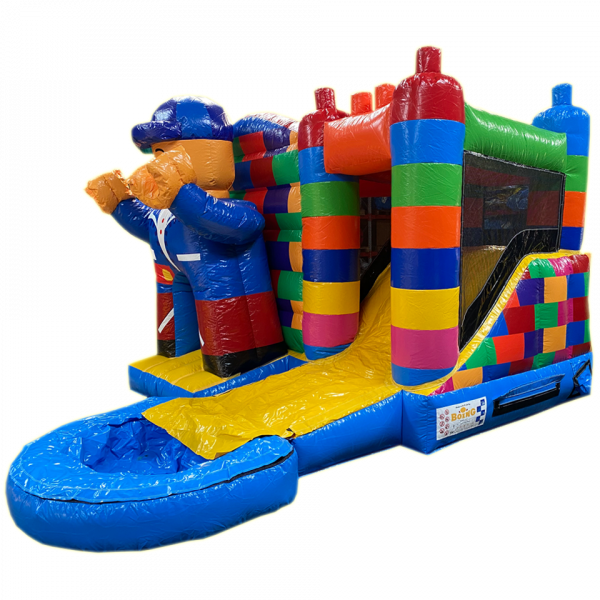 Lego blocks 5,10m x 4,40m ( met zwembad ) 